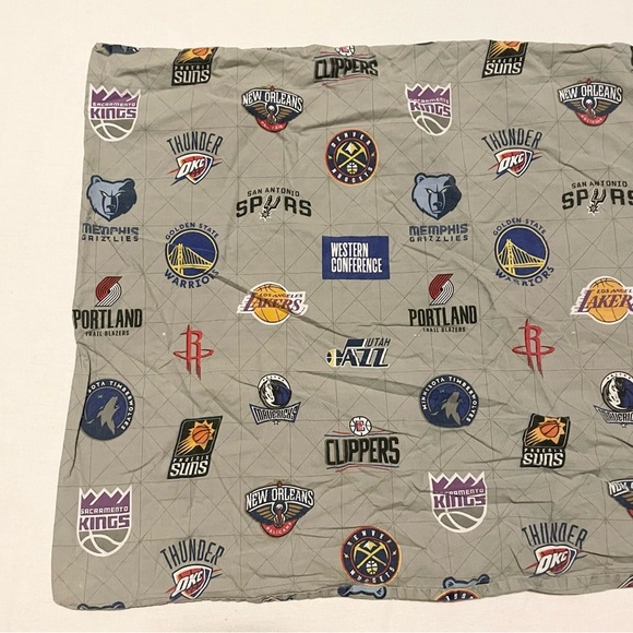 Pottery Barn Teen NBA Western Conference Pillow Case x2 - Picture 3 of 16